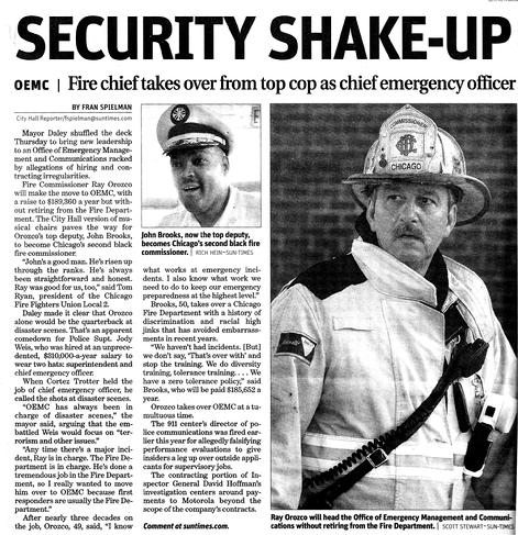 SunTimes Story on July 12, 2008